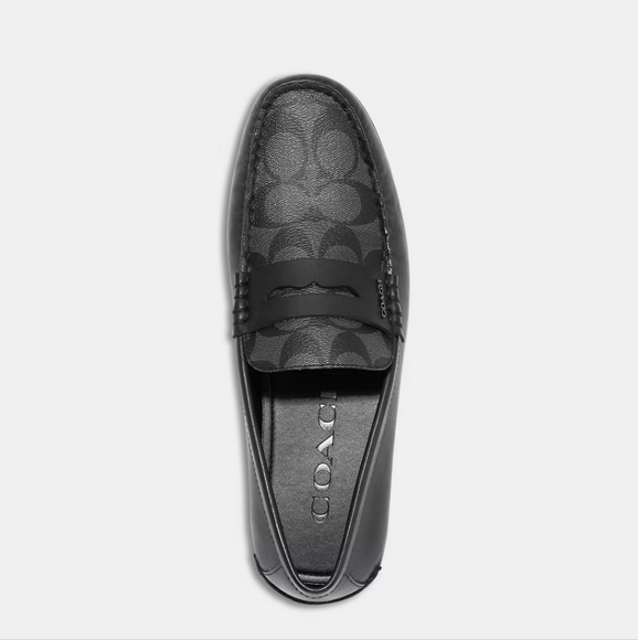 New! Men's Mott Driver by Coach in Charcoal/ Black - Picture 1 of 9